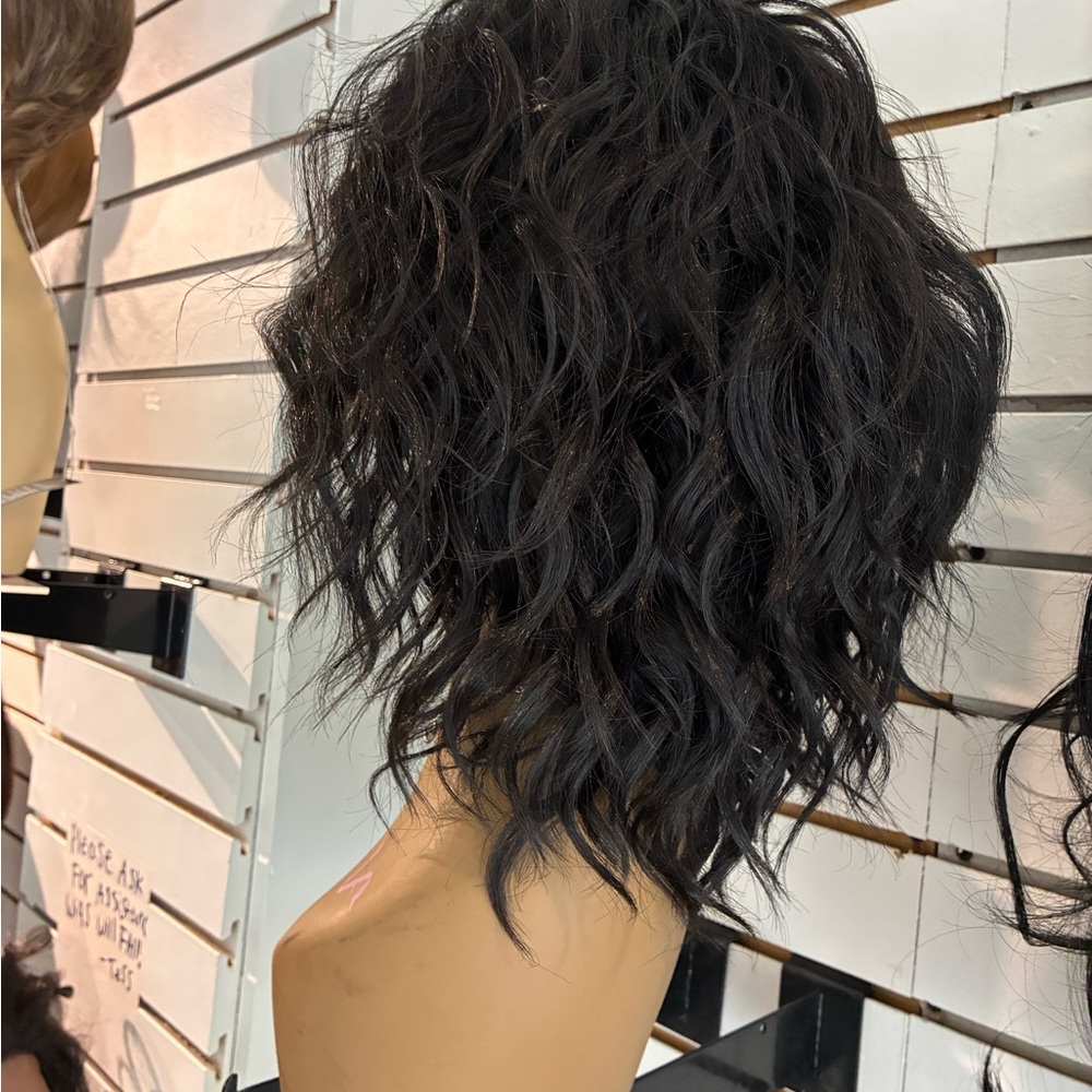 Black or Brown wig choose which color you prefer. Message me for help.